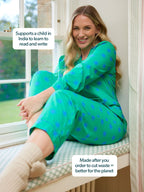 Rosie Pyjamas - Green Star Print