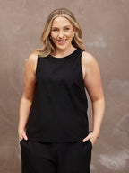 Ruby Black Tank Top