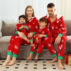 Warm Christmas Jumpsuits Matching Family PJs