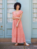 Susan Coral Maxi Dress