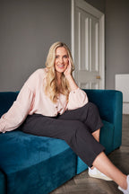 Martha - Relaxed Linen Shirt - Pink