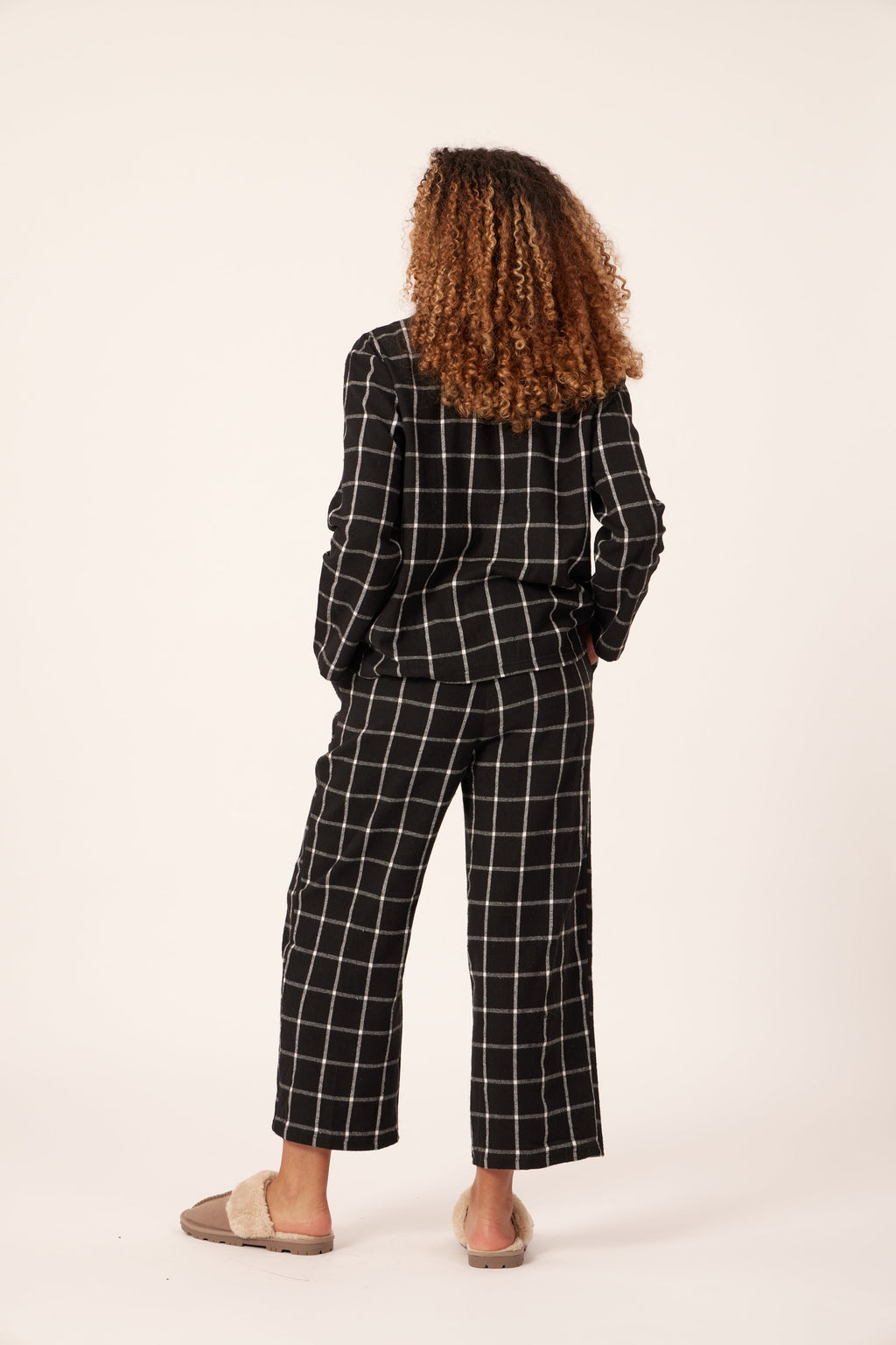 Ellie - Woven Check Pyjama Set