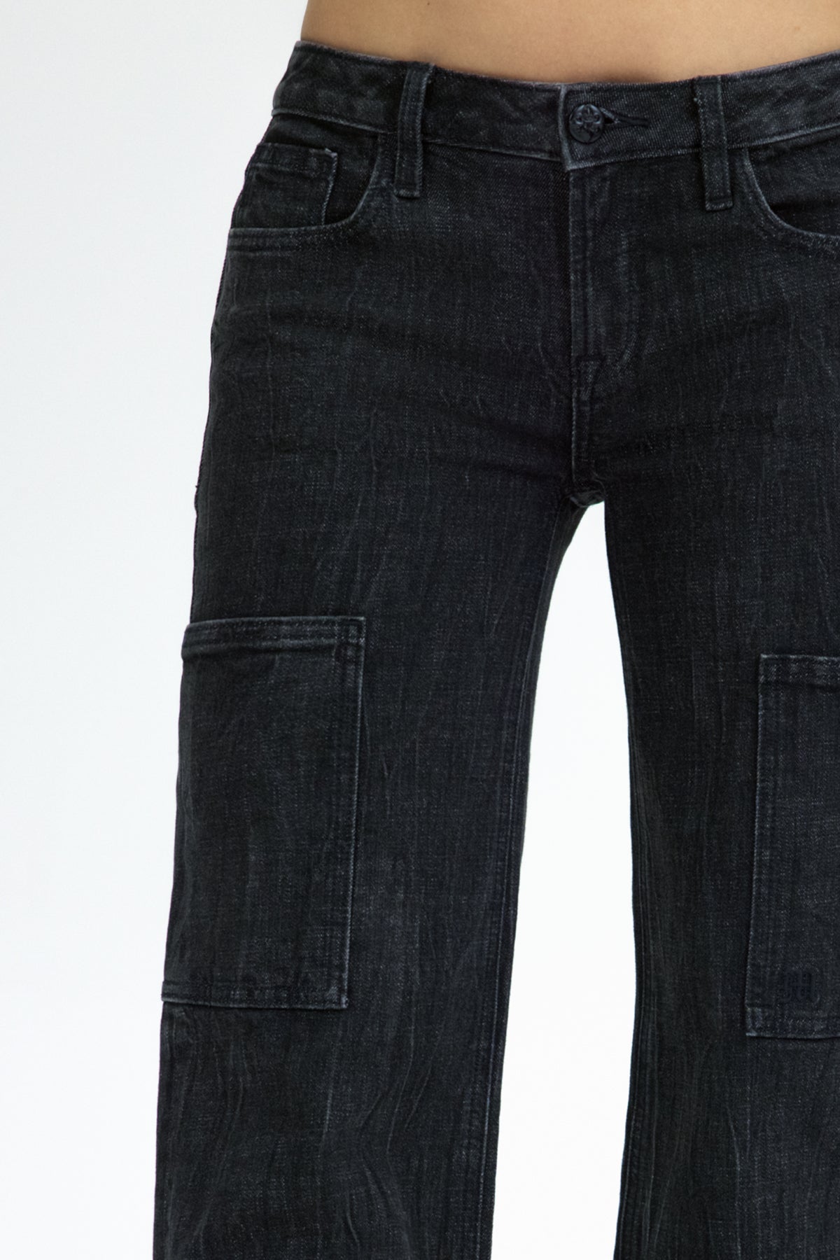 Chelle Low Rise Slim Wide Cargo