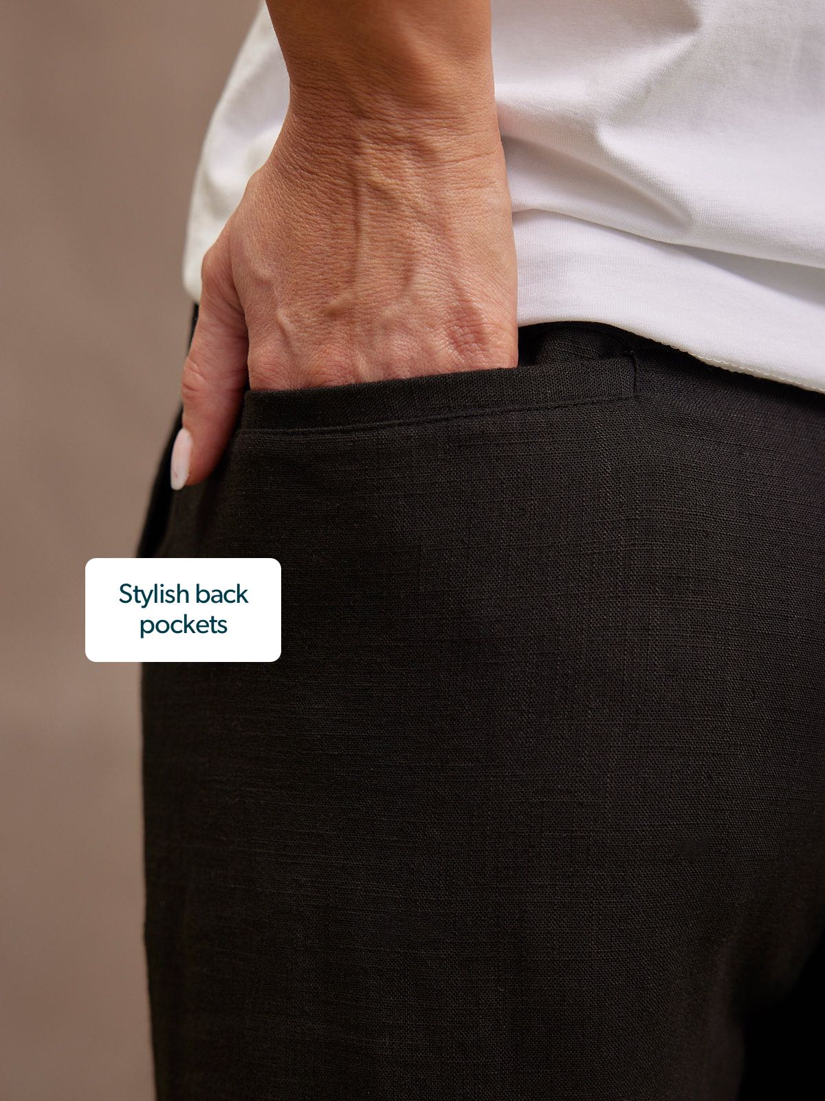 Viv Straight Leg Trouser - Black
