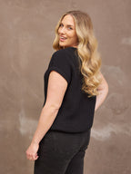 Zoey Tank Knit - Black