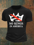 🔥Buy 3 Get 15% Off🔥Men's no kings in America print  T-Shirt