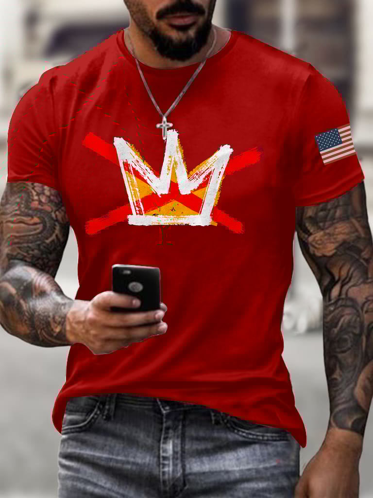🔥Buy 3 Get 15% Off🔥Men's Casual Reject King T-Shirt