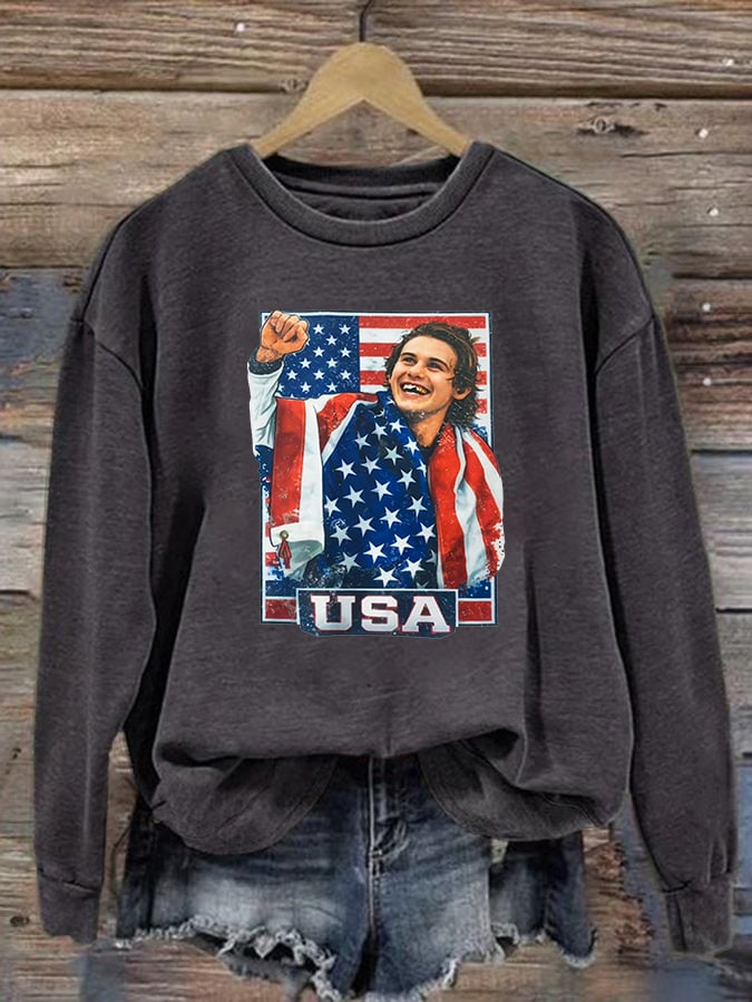 Women's  Funny Character Print  Sweater