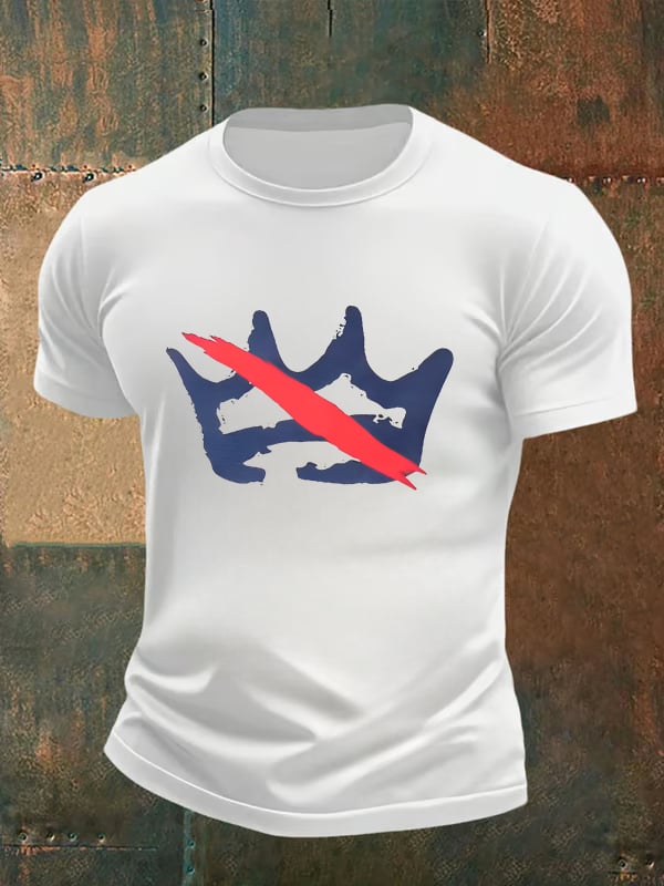 🔥Buy 3 Get 15% Off Men's America has no kings print  T-Shirt