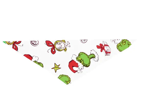 Let It Snow Family Christmas Pajamas - Green Cartoon Print