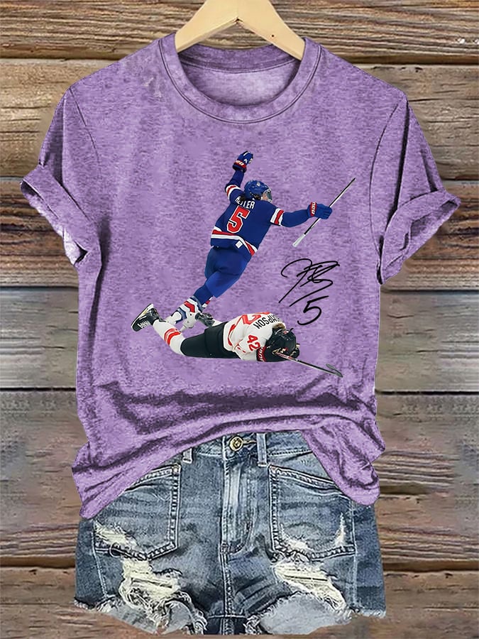 Women's  Funny Character Print T-Shirt