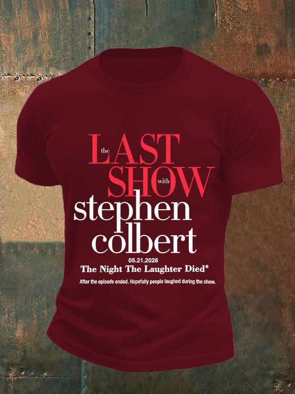 🔥Buy 3 Get 15% Off🔥Men's Retro Last Show Print T-Shirt