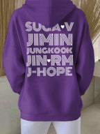 Women's K-pop boy band hoodie