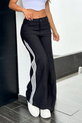 Women's Striped Casual Trousers