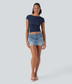Ruched Skinny Top