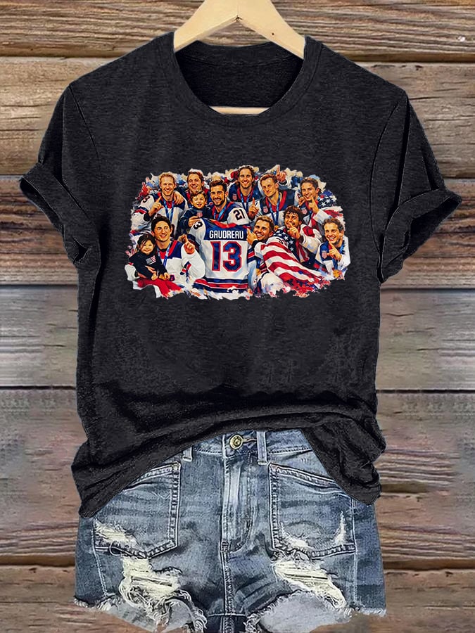 Women's  Funny Character Print T-Shirt