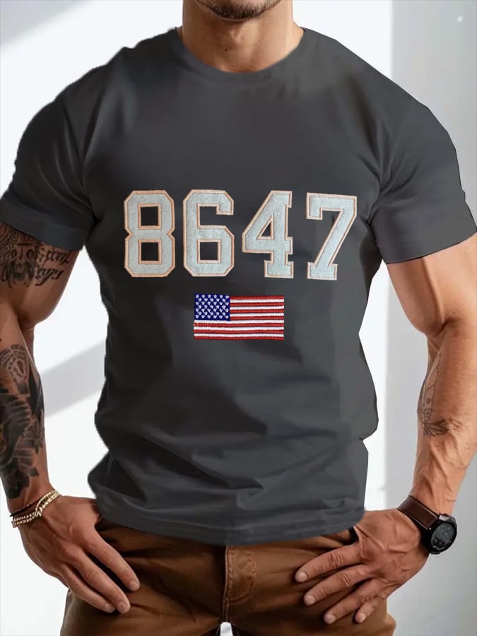 🔥Buy 3 Get 15% Off🔥Men's Retro Fdt Print Casual T-Shirt
