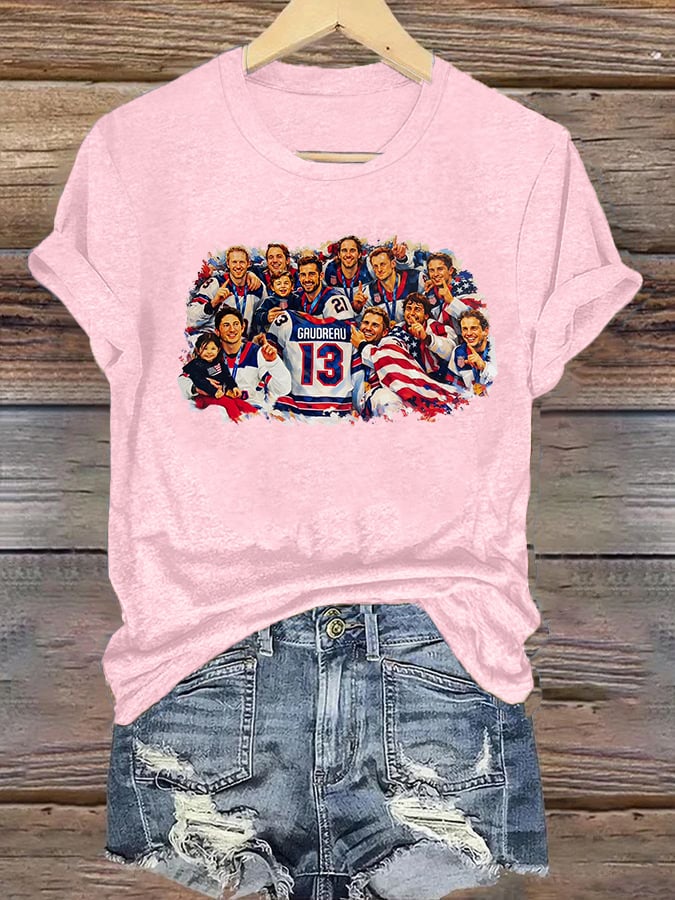 Women's  Funny Character Print T-Shirt