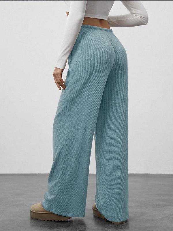 High Waist Comfortable Wide Leg Casual Jogging Pants, Versatile Athletic Trousers for Relaxed Fit, Ideal for Everyday Wear