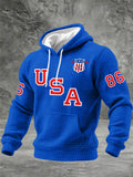 Men's Ice Hockey Printed Casual Hoodie