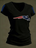 Women's Football Printed T-Shirt
