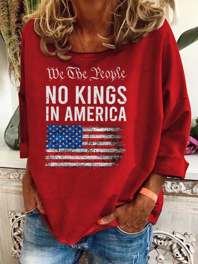 🔥Buy 3 Get 15% Off🔥Women's casual American flag-free T-shirt