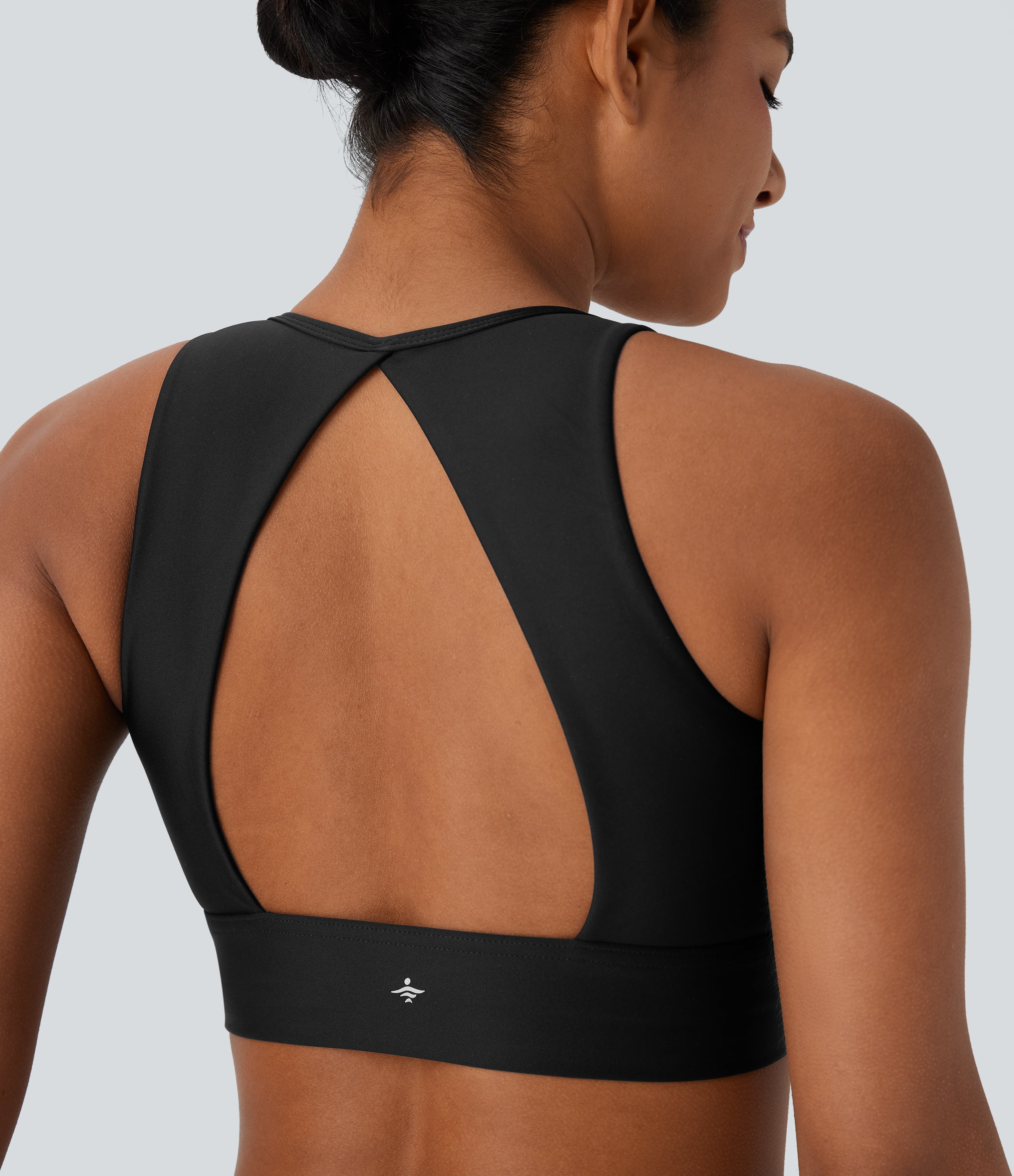 Light Support Sheen Yoga Sports Bra