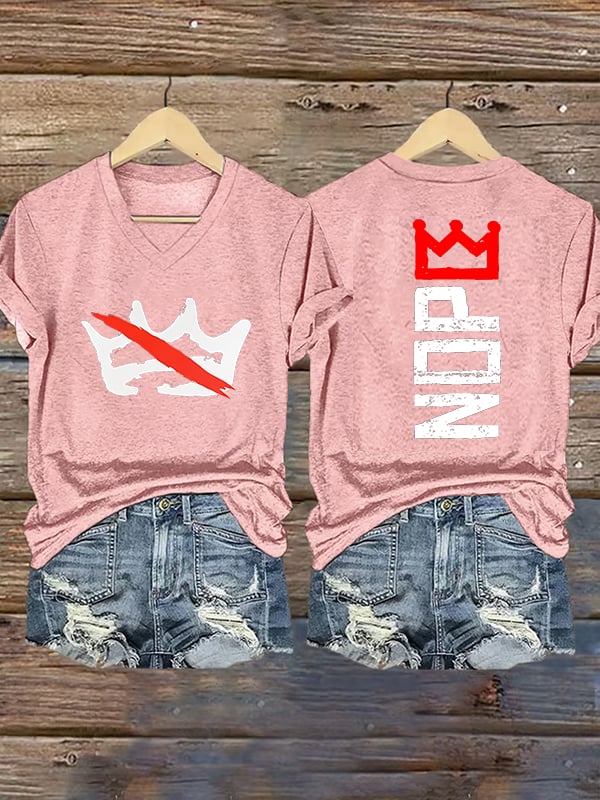🔥Buy 3 Get 15% Off Women's  Nope, No Kings In America Print T-shirt