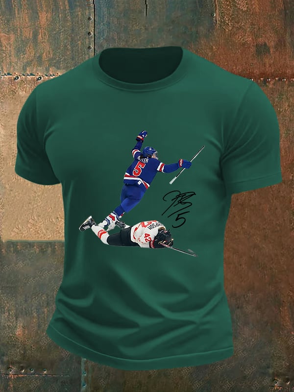 Men's   Funny Character Print T-Shirt