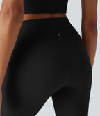 UltraSculptTM Cool Quick Dry SoCinched High Waisted Tummy Control Hiking Biker Shorts 7'' with Pockets-UPF 50+