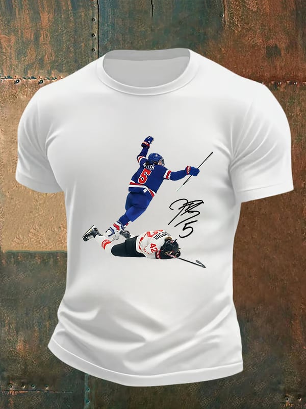 Men's   Funny Character Print T-Shirt