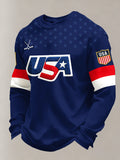 Men's Ice Hockey Print T-Shirt
