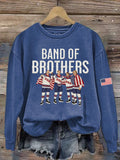 Women's  Hockey Print Sweatshirt