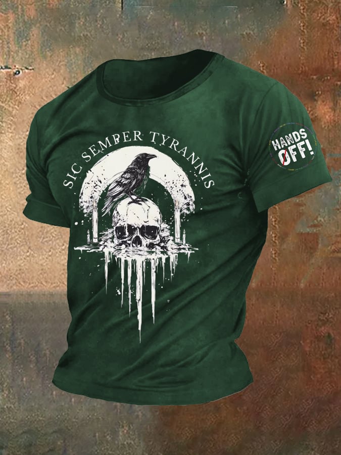 🔥Buy 3 Get 15% Off🔥Men's casual crow T-shirt