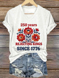 🔥Buy 3 Get 15% Off🔥Women's Rejecting King T-Shirt