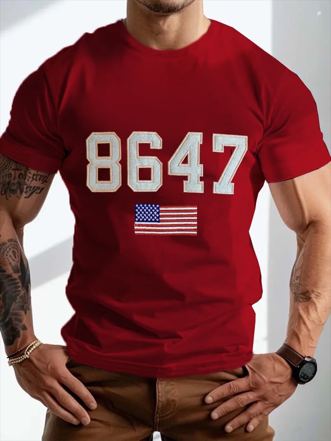 🔥Buy 3 Get 15% Off🔥Men's Retro Fdt Print Casual T-Shirt