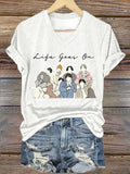 Women's BTS  Print Casual T-Shirt