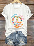 🔥Buy 3 Get 15% Off🔥Women's Casual FDT Printed Short-Sleeve T-Shirt