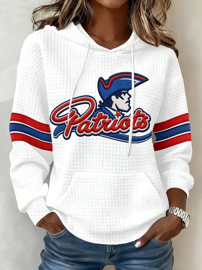 Women's Football Print Casual Sweatshirt