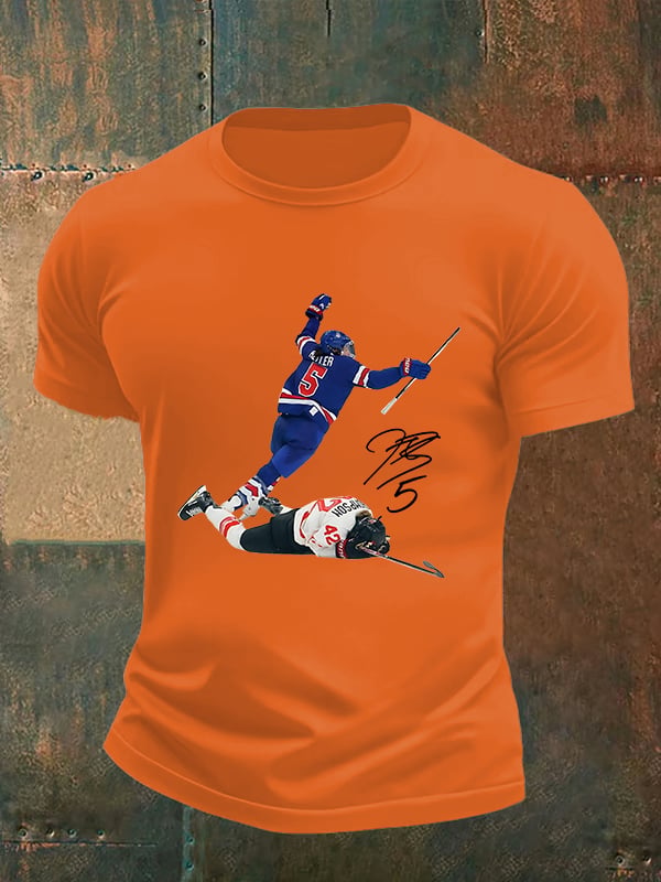 Men's   Funny Character Print T-Shirt