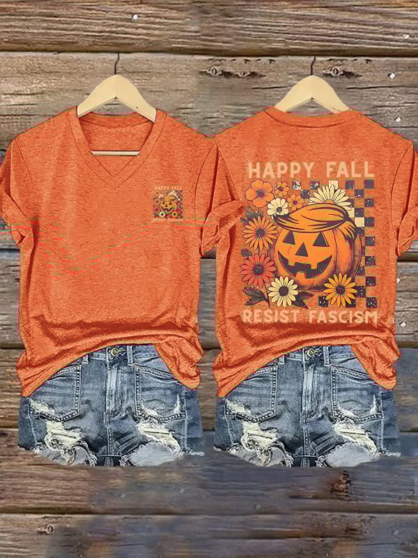 🔥Buy 3 Get 15% Off🔥Women's My Favorite Season is the Fall Print T-shirt