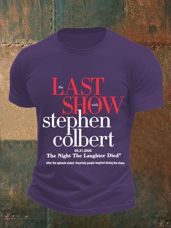 🔥Buy 3 Get 15% Off🔥Men's Retro Last Show Print T-Shirt