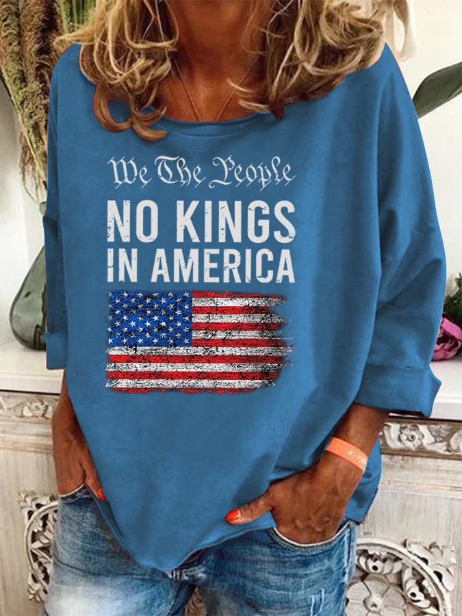 🔥Buy 3 Get 15% Off🔥Women's casual American flag-free T-shirt