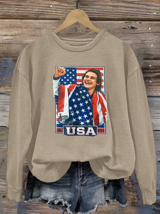 Women's  Funny Character Print  Sweater