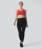 SpeedWaveTM Medium Support Molded Cups Perforated Adjustable Hook Quick Dry Training Sports Bra-D/DD/DDD/F Cups