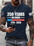 🔥Buy 3 Get 15% Off🔥Men's No Kings In America Print T-shirt