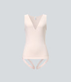 Seamless Flow V Neck Sleeveless Work Shapewear Bodysuit-Easy Peezy Edition
