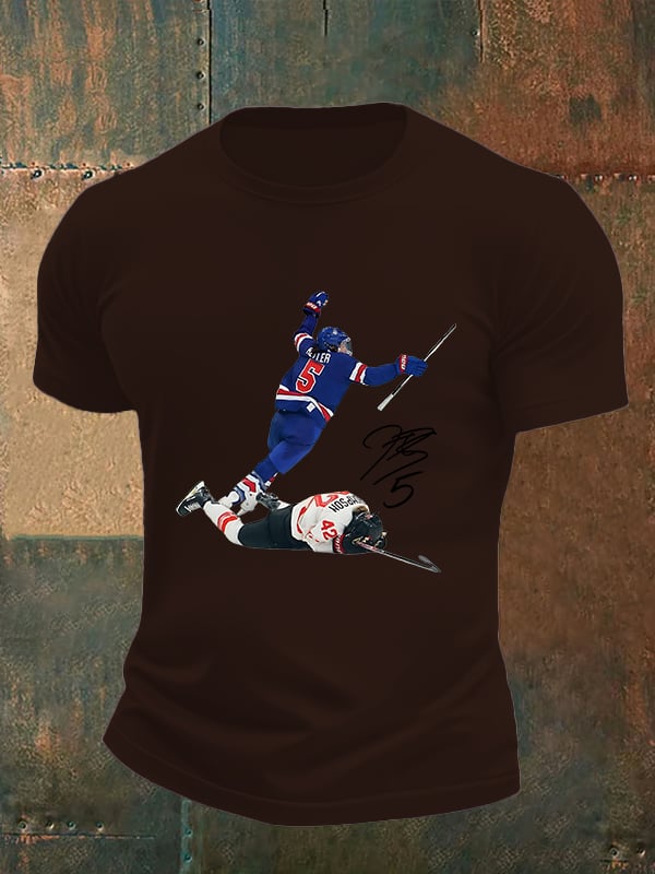 Men's   Funny Character Print T-Shirt