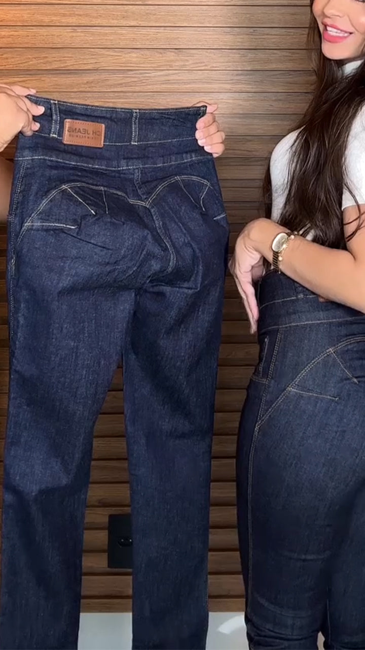 Women High Waist Stretch Casual Jeans