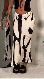 Women Printed Casual Skirt